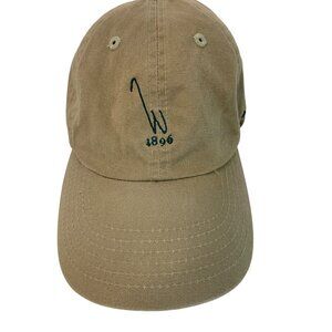 Imperial Khaki Baseball Golf Cap 1896 Embroidery Adjustable Strap 7300 Dad Core